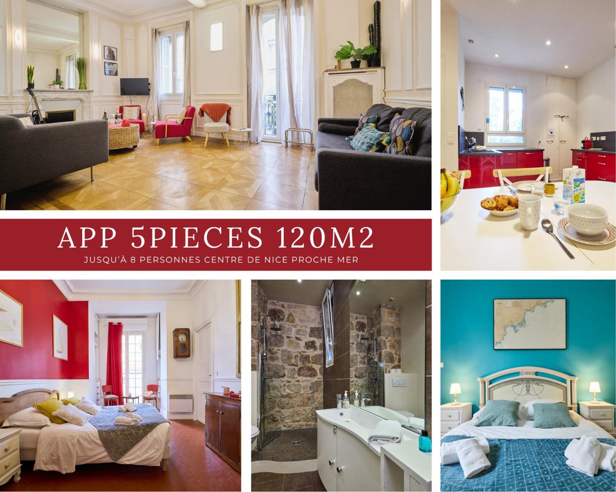 Appartements Nice Centre Proche Mer Carre D'Or Exteriör bild